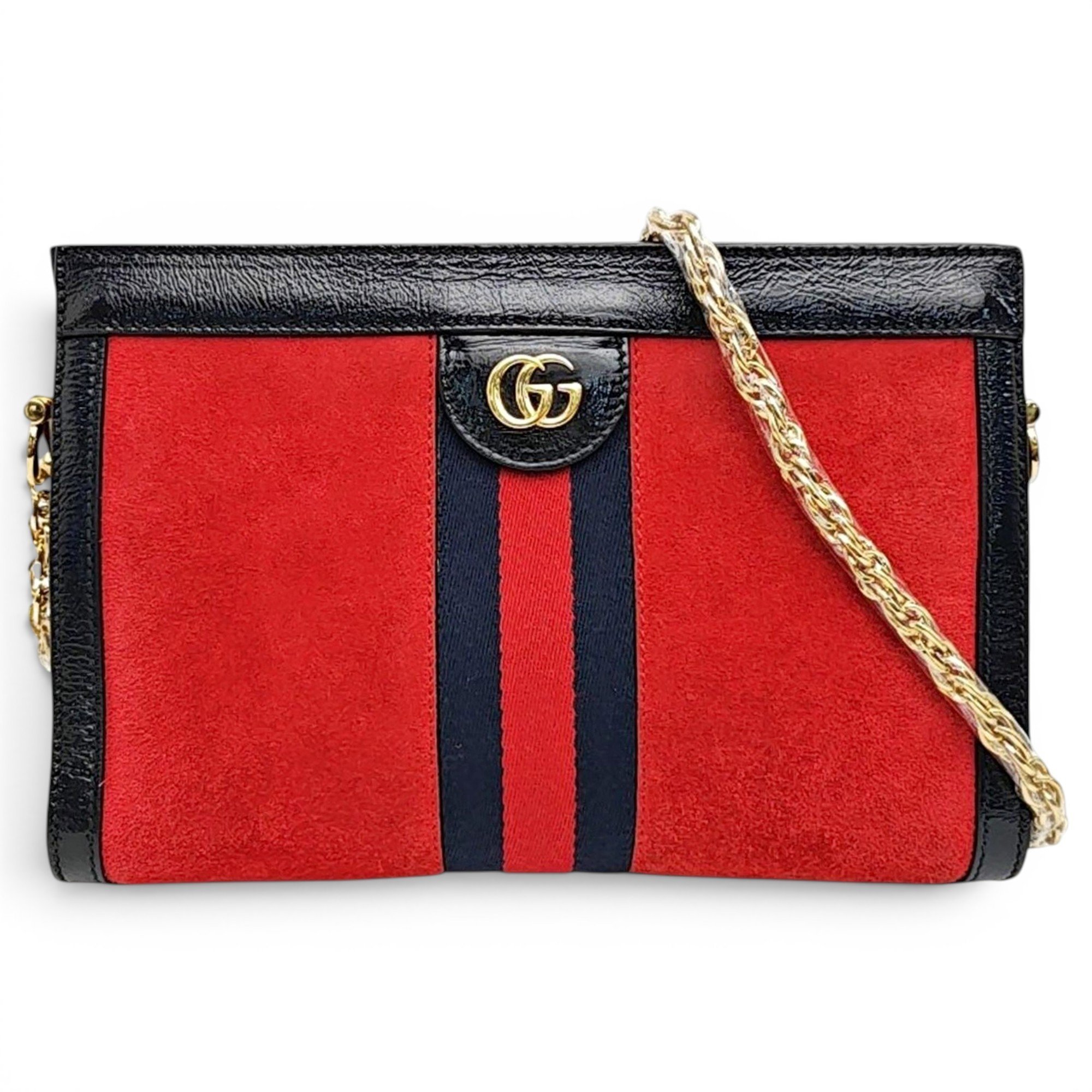 Ophidia Chain leather handbag