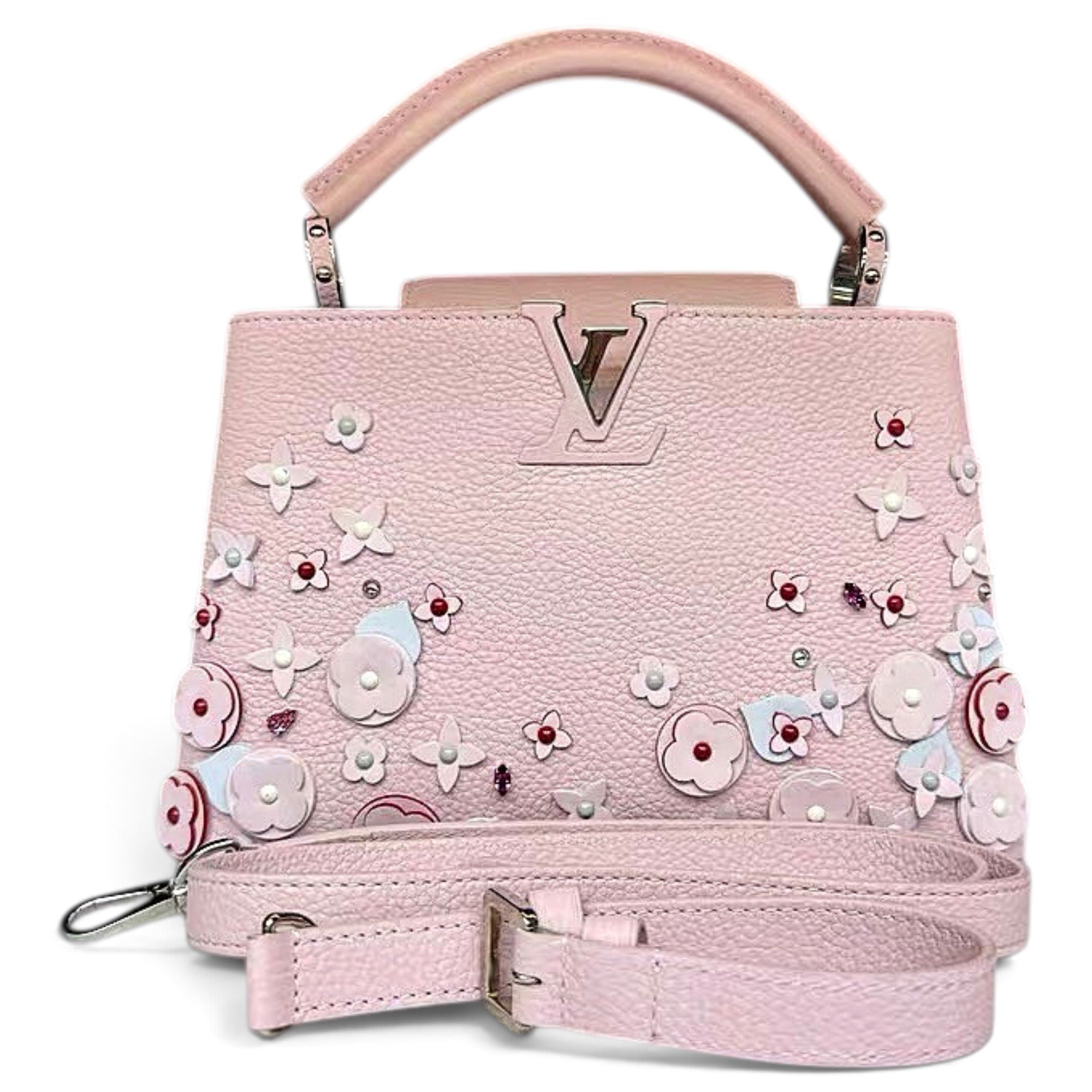 Capucines leather handbag