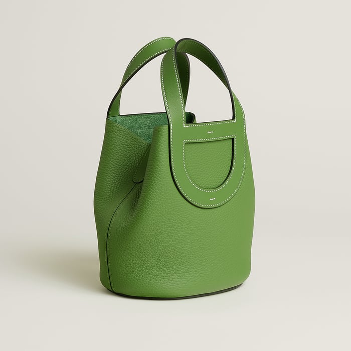 Vert Yucca Bolsa Hermès In-the-loop 18 Stitch