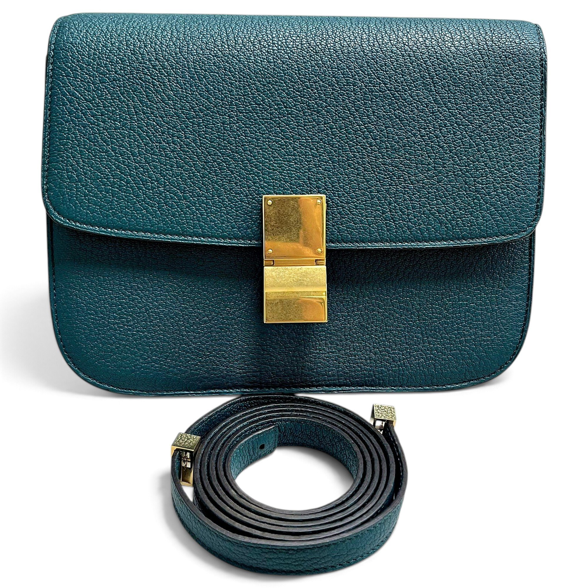 Classic leather handbag