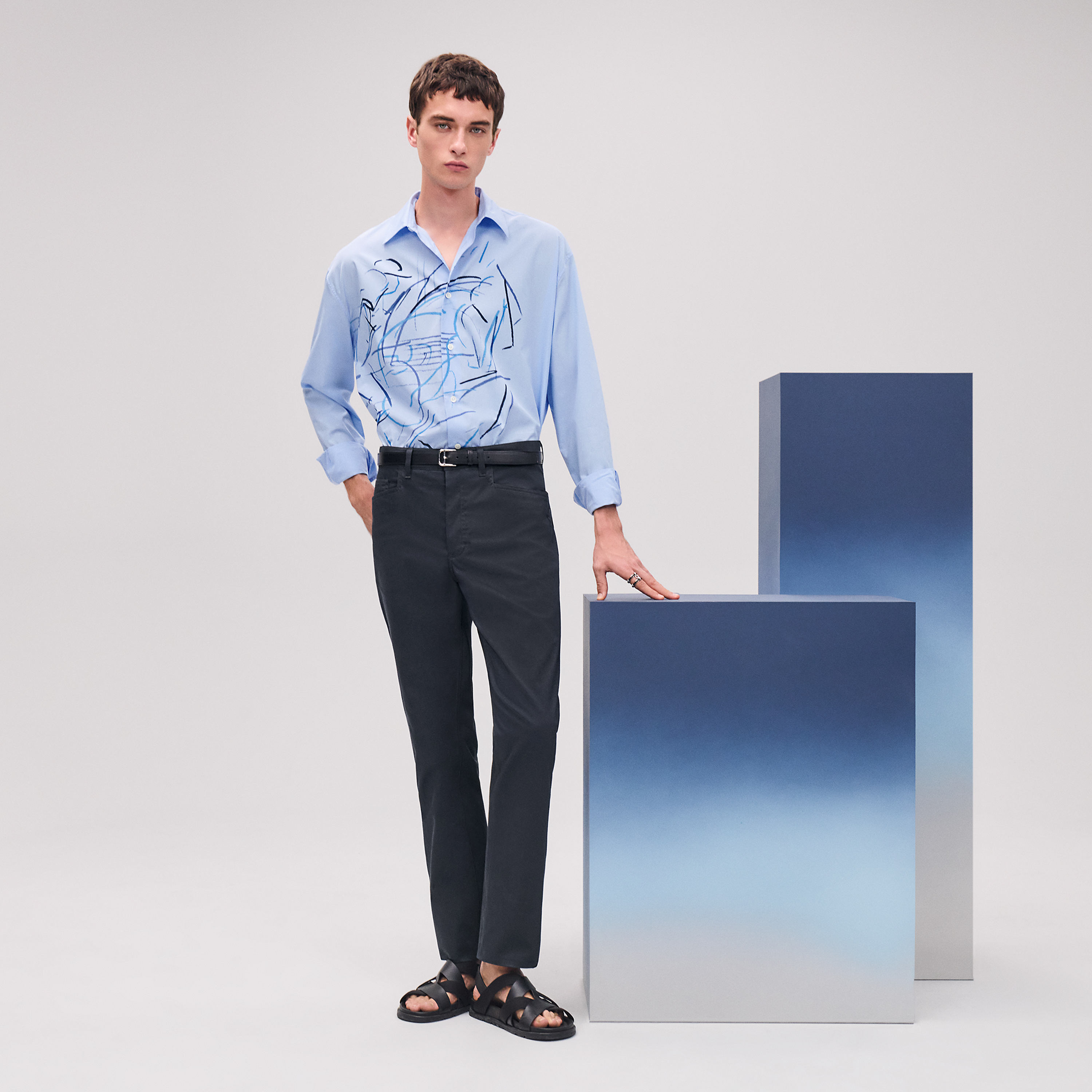 Straight cut jeans