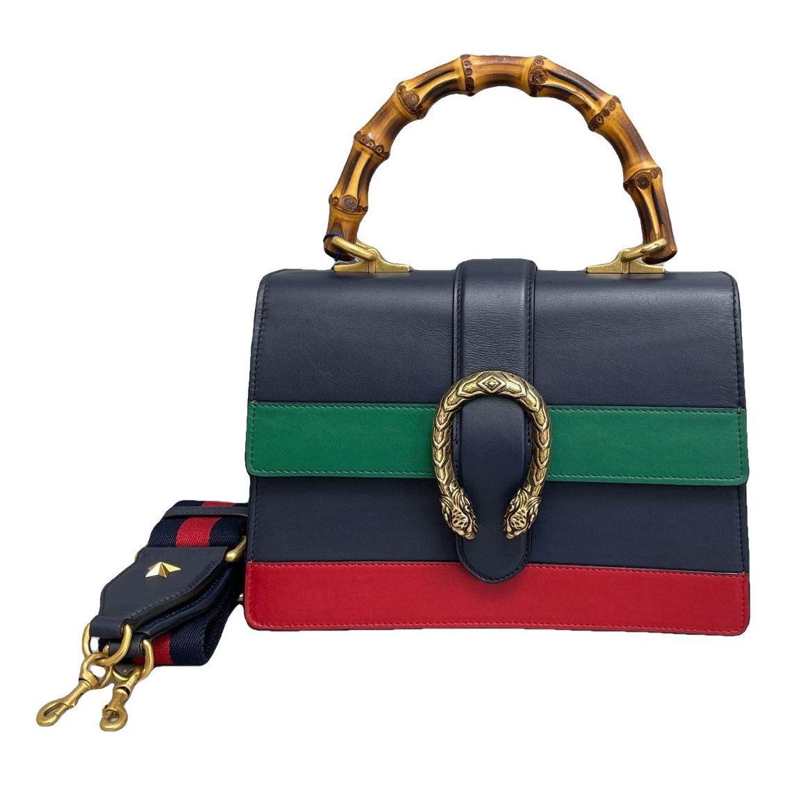 Dionysus Bamboo leather handbag
