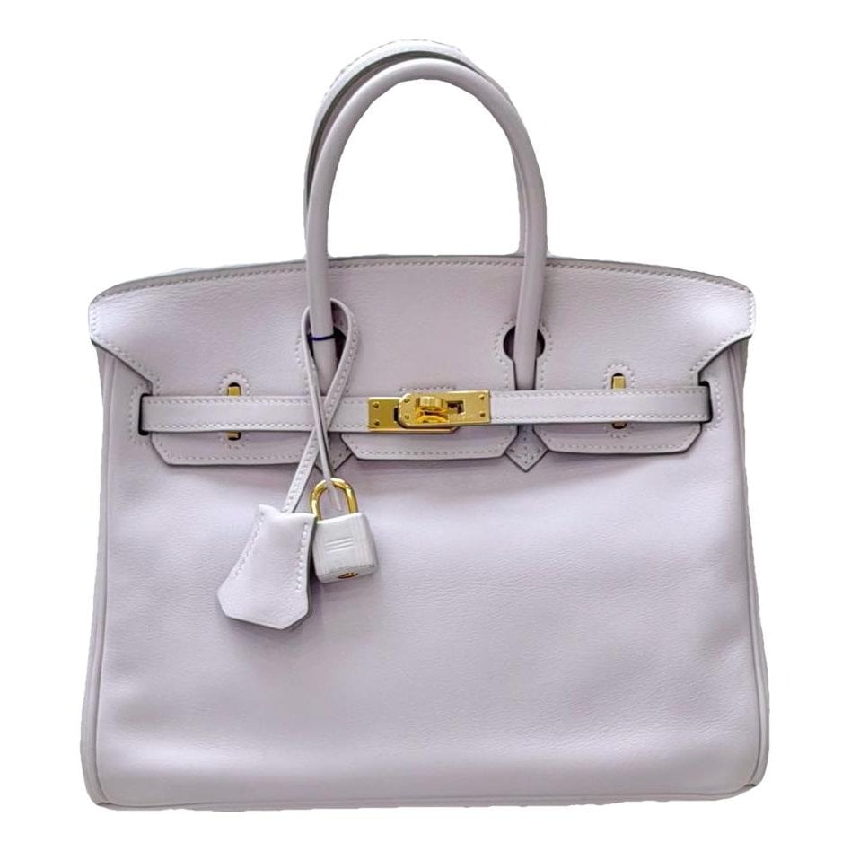 Birkin 25 leather handbag