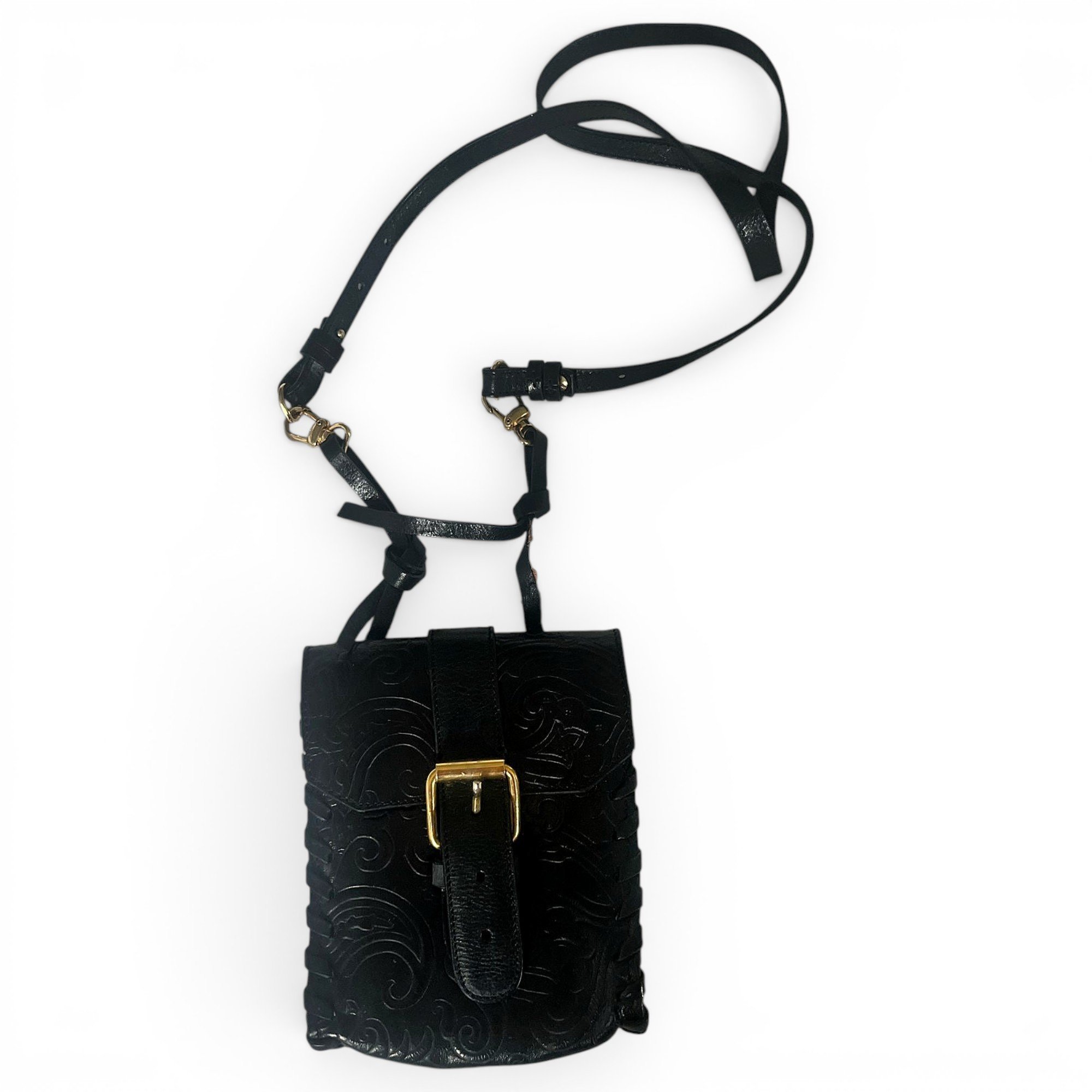 Leather crossbody bag