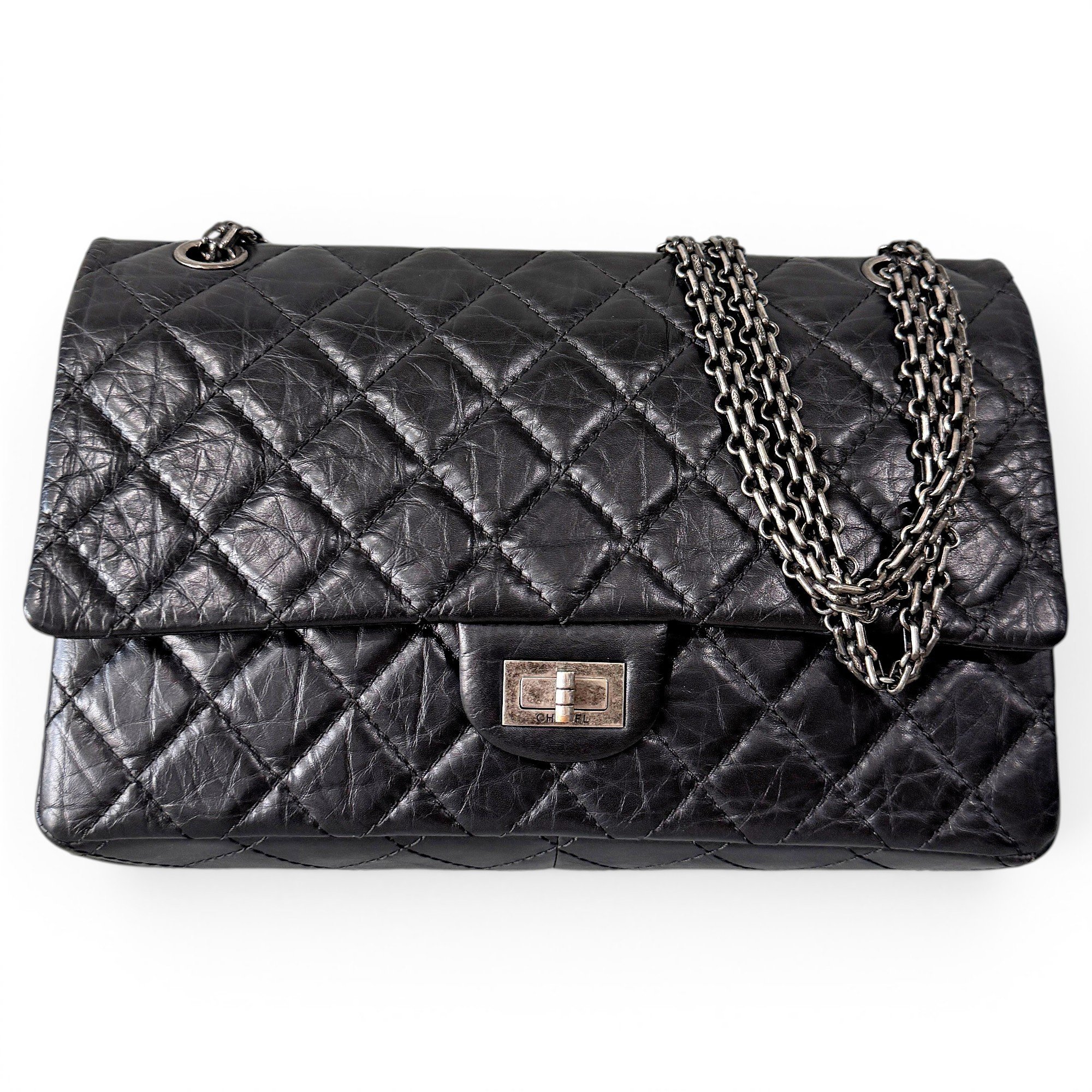 2.55 leather handbag