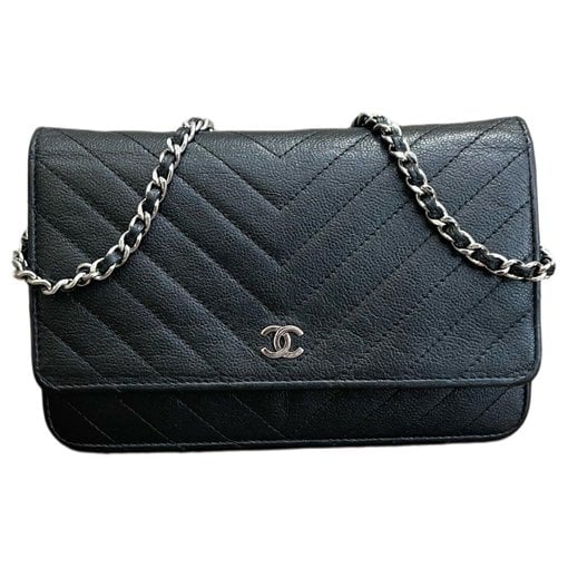 Wallet On Chain Timeless/Classique leather handbag