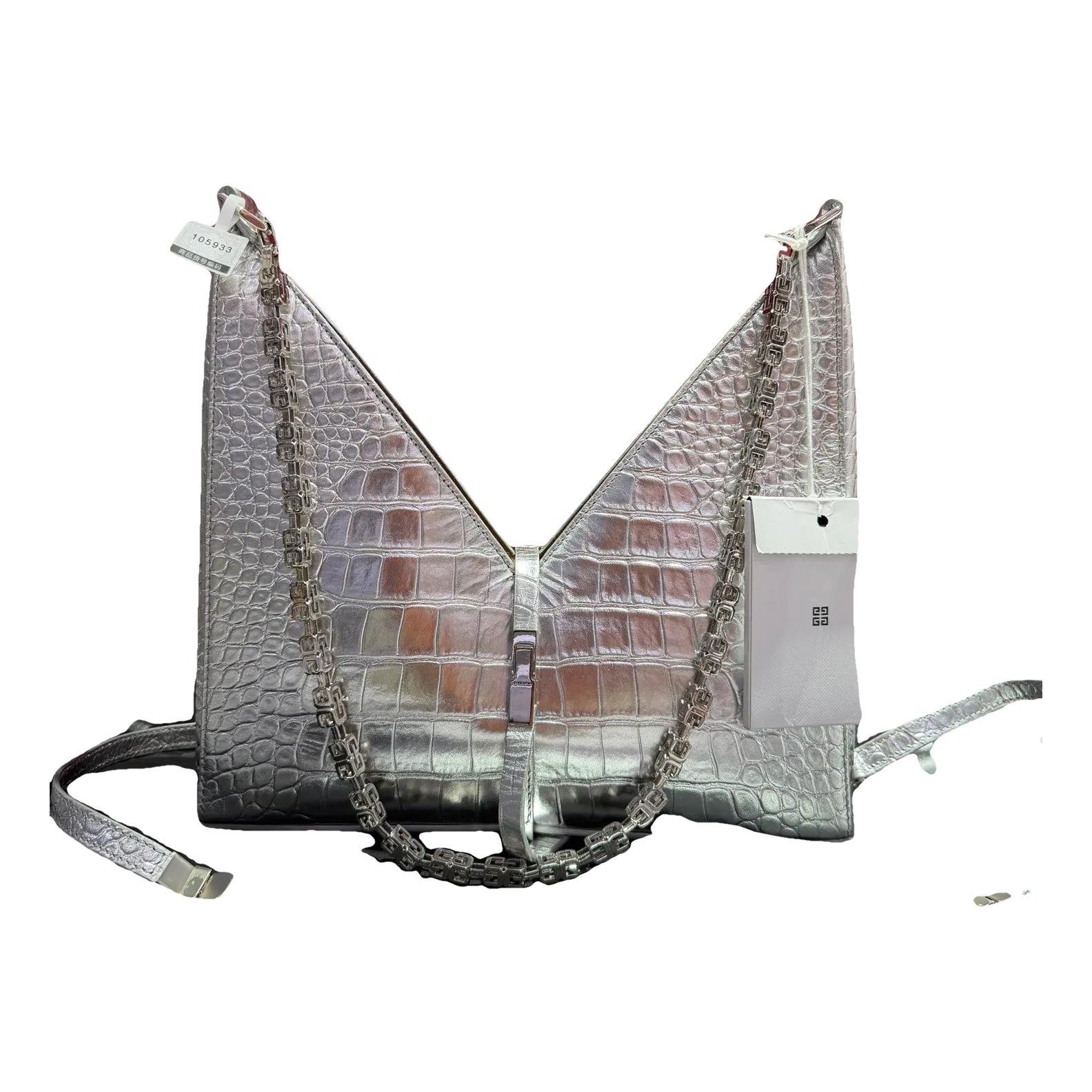 Cut Out leather handbag