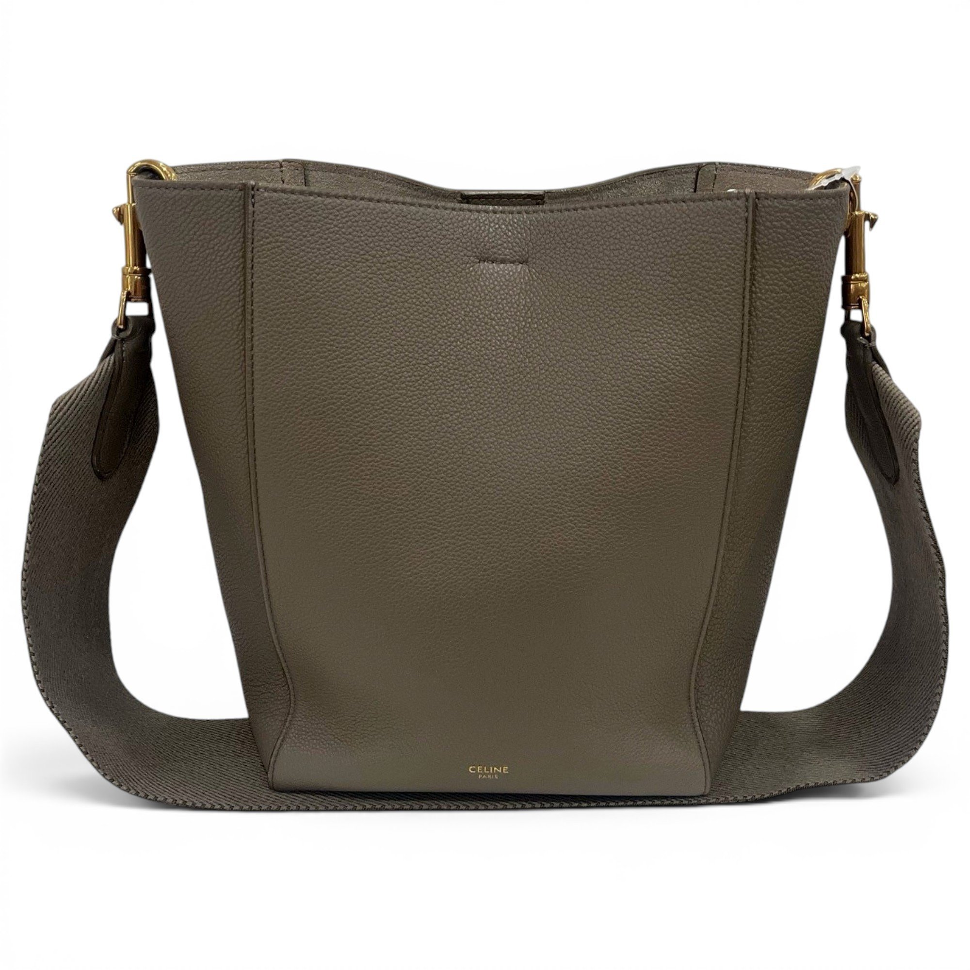 Seau Sangle leather handbag