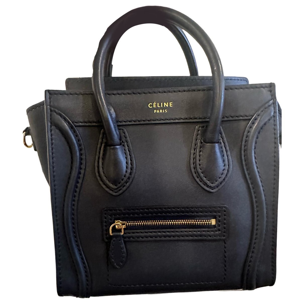 Nano Luggage leather handbag