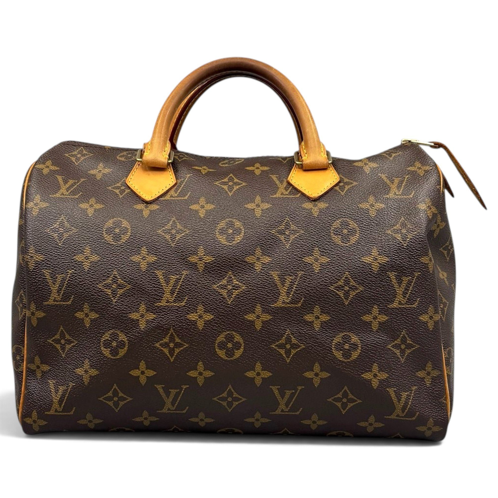 Speedy leather handbag