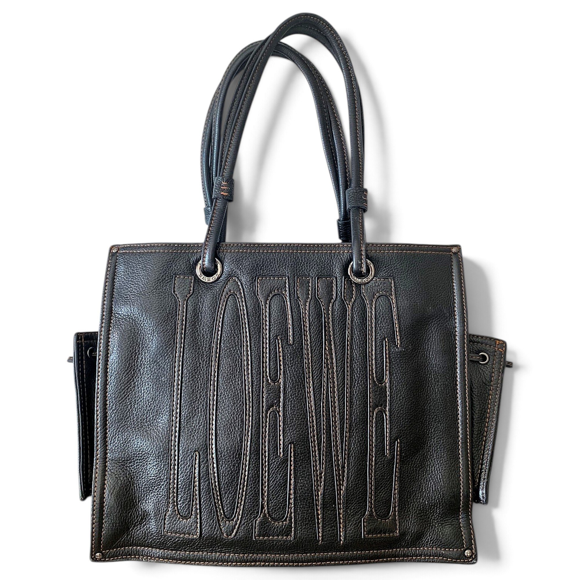 Leather handbag