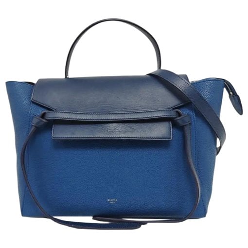 Belt leather handbag