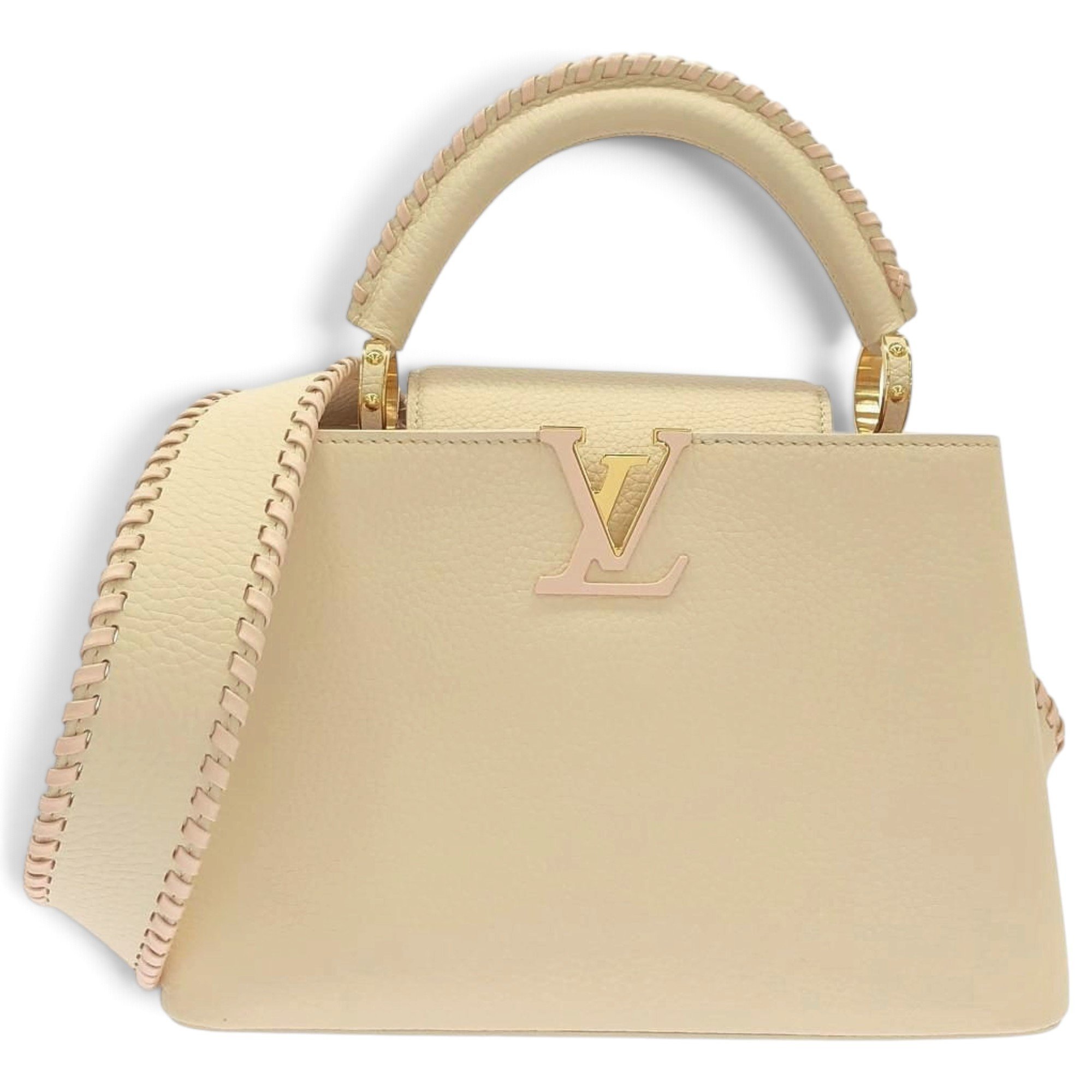 Capucines leather handbag