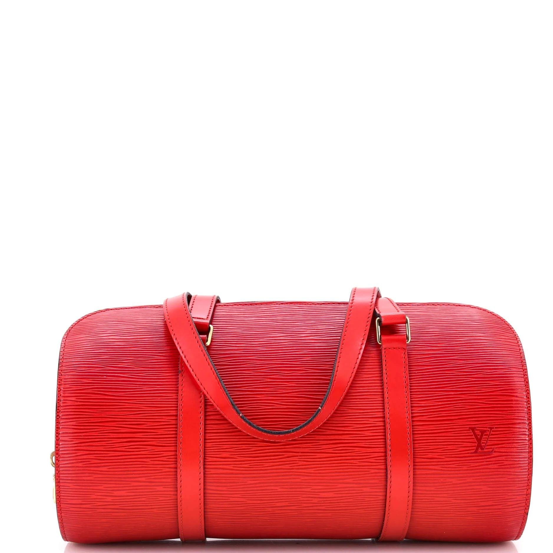 Leather bowling bag
