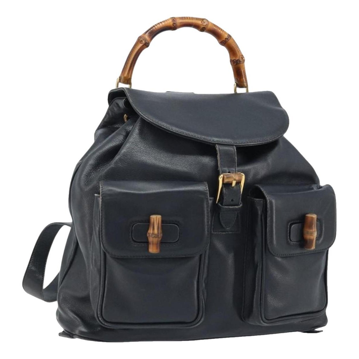 Gucci B leather handbag
