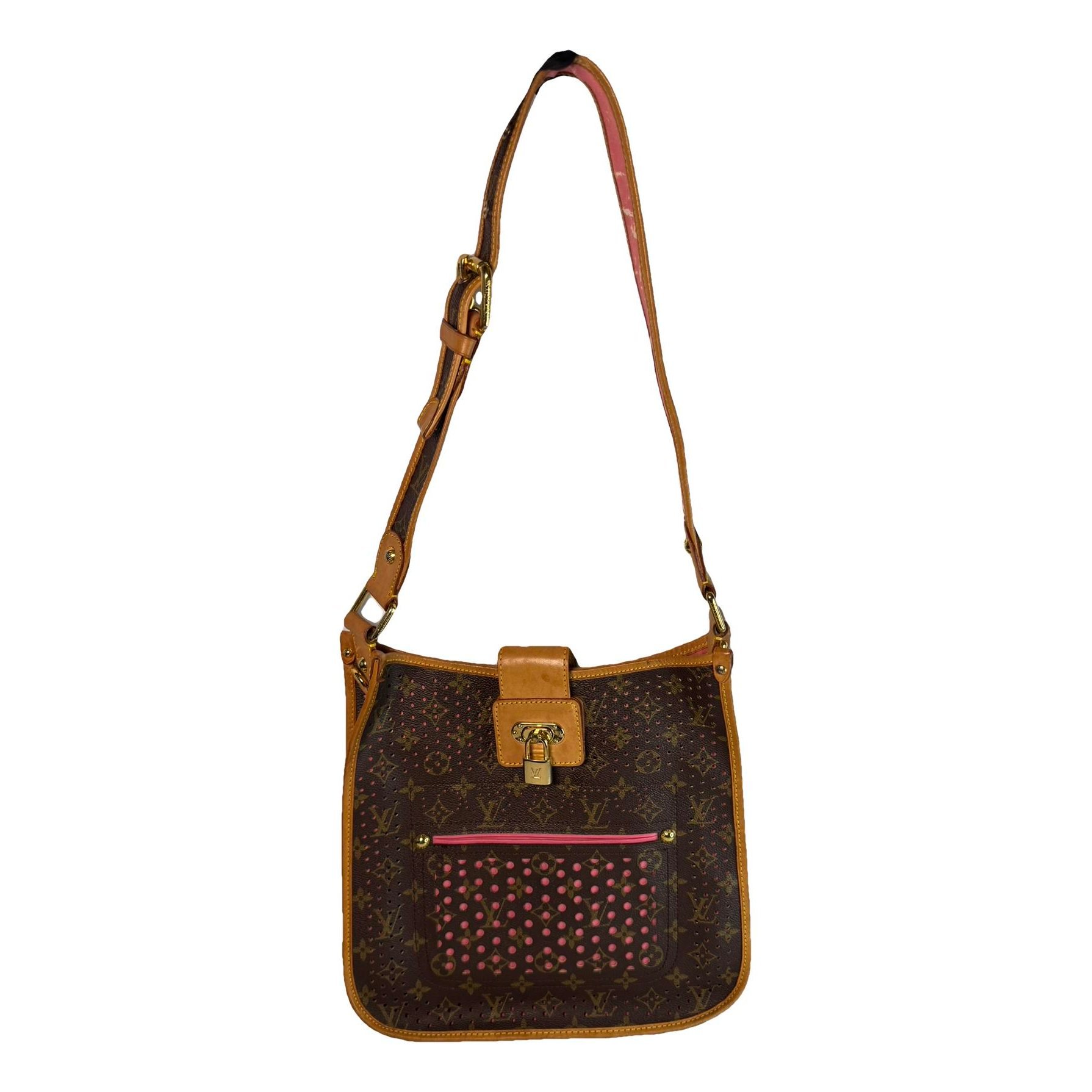 Chantilly Lock leather crossbody bag