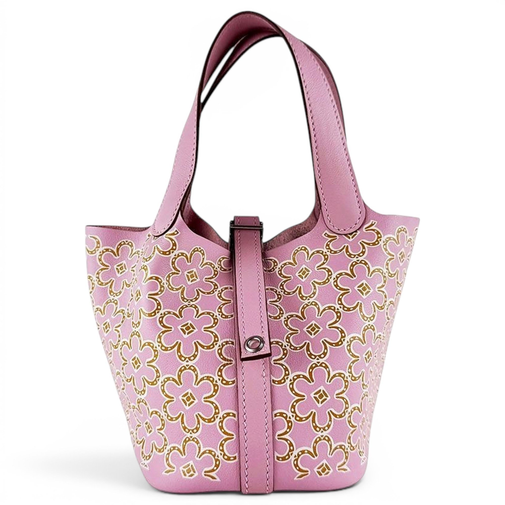 Picotin leather handbag
