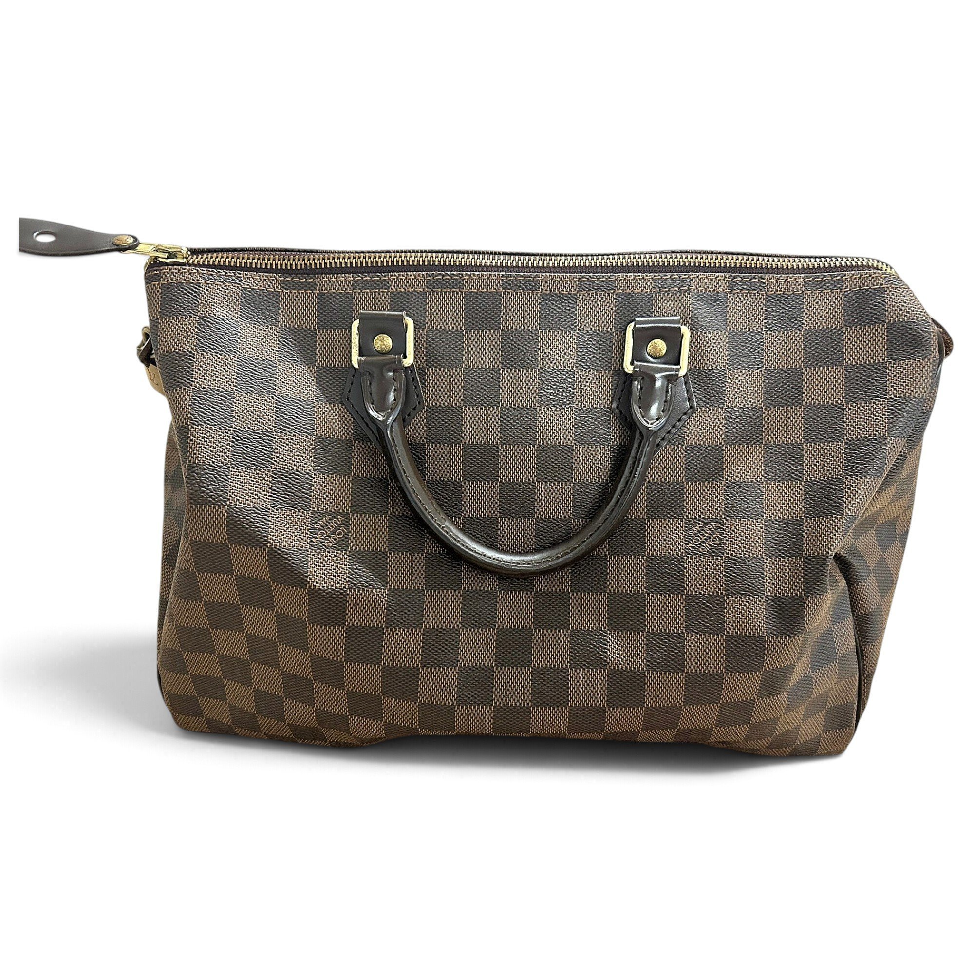 Speedy leather handbag