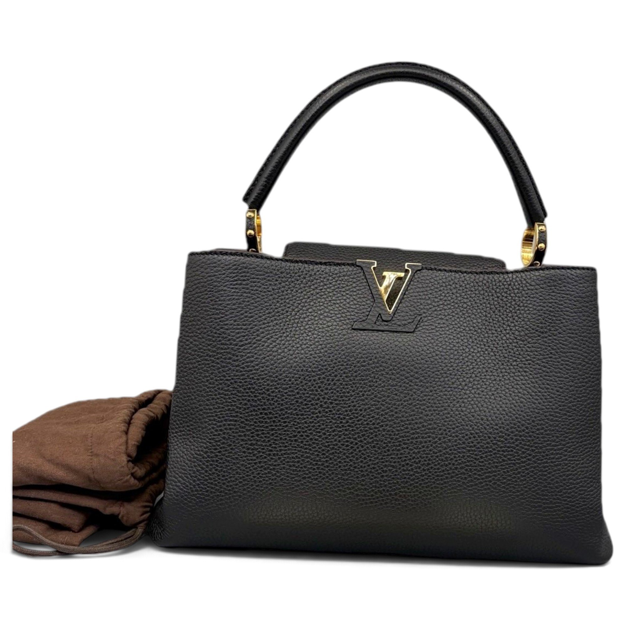 Capucines leather handbag
