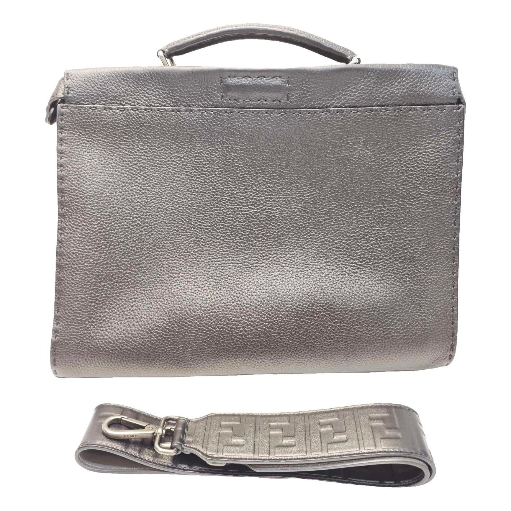 Peekaboo leather handbag