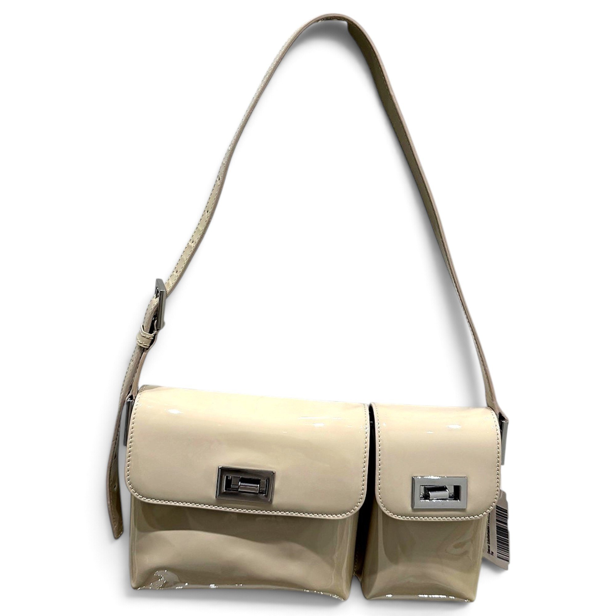 By Far Billy patent leather handbag