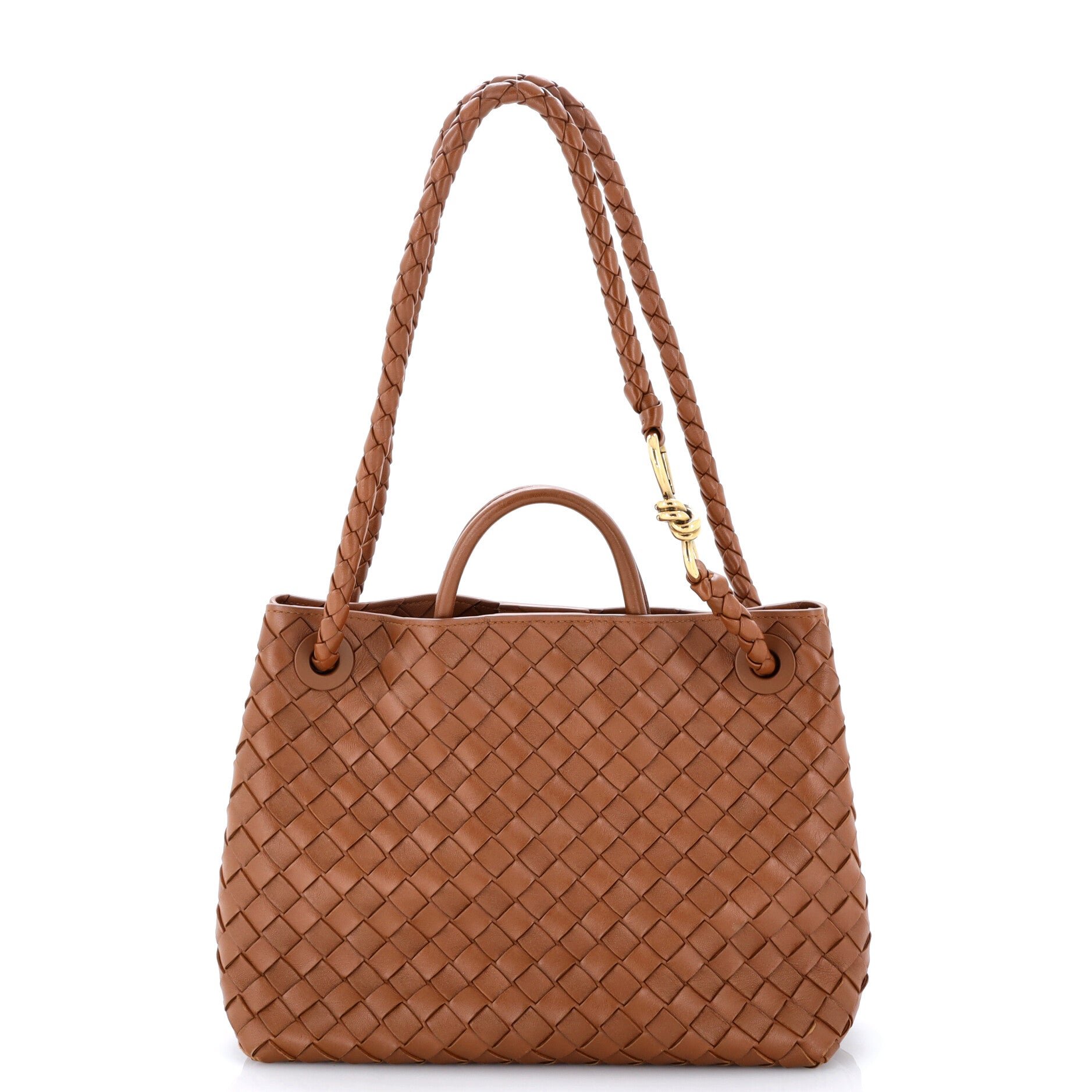 Andiamo Top Handle Bag Intrecciato Nappa Medium