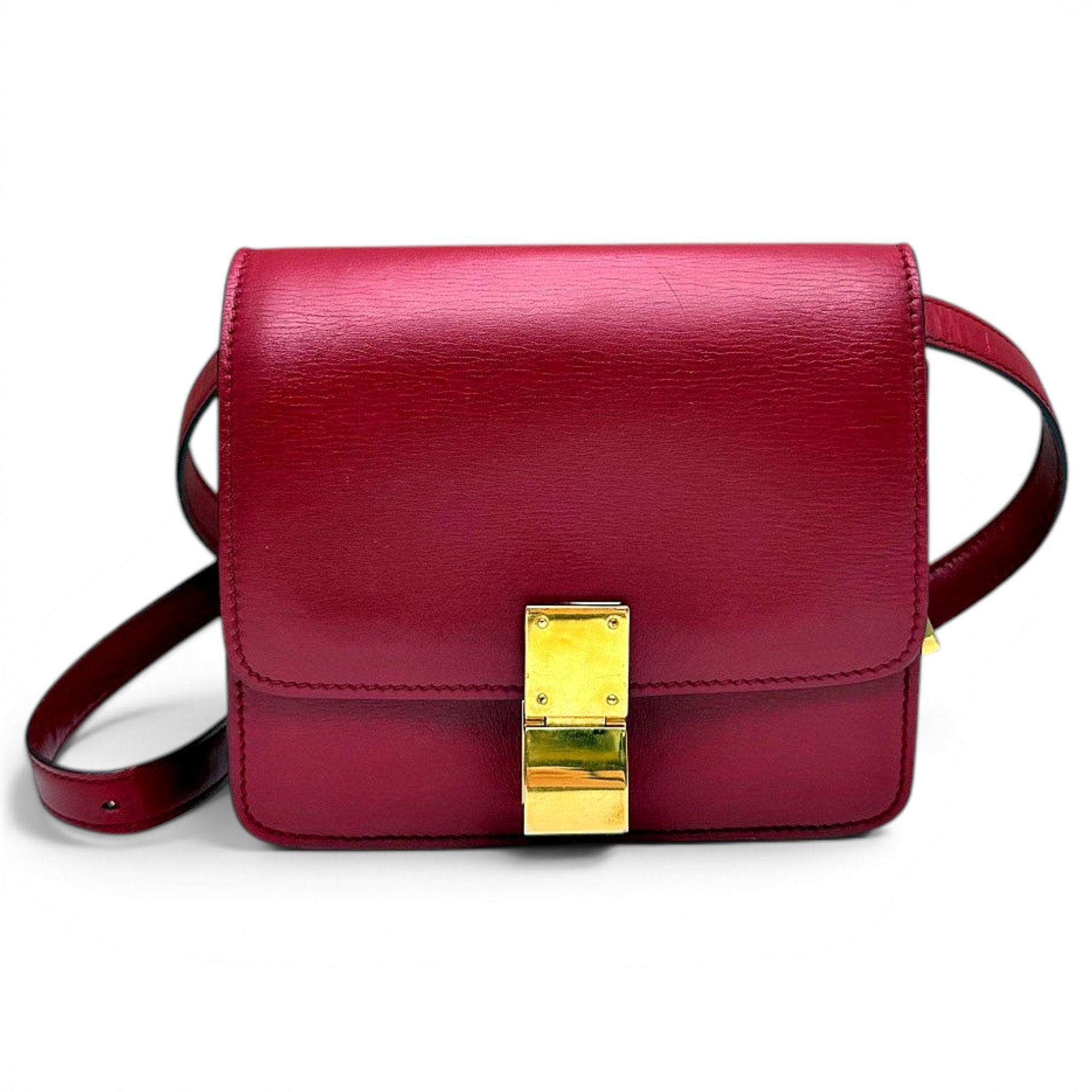 Classic leather crossbody bag