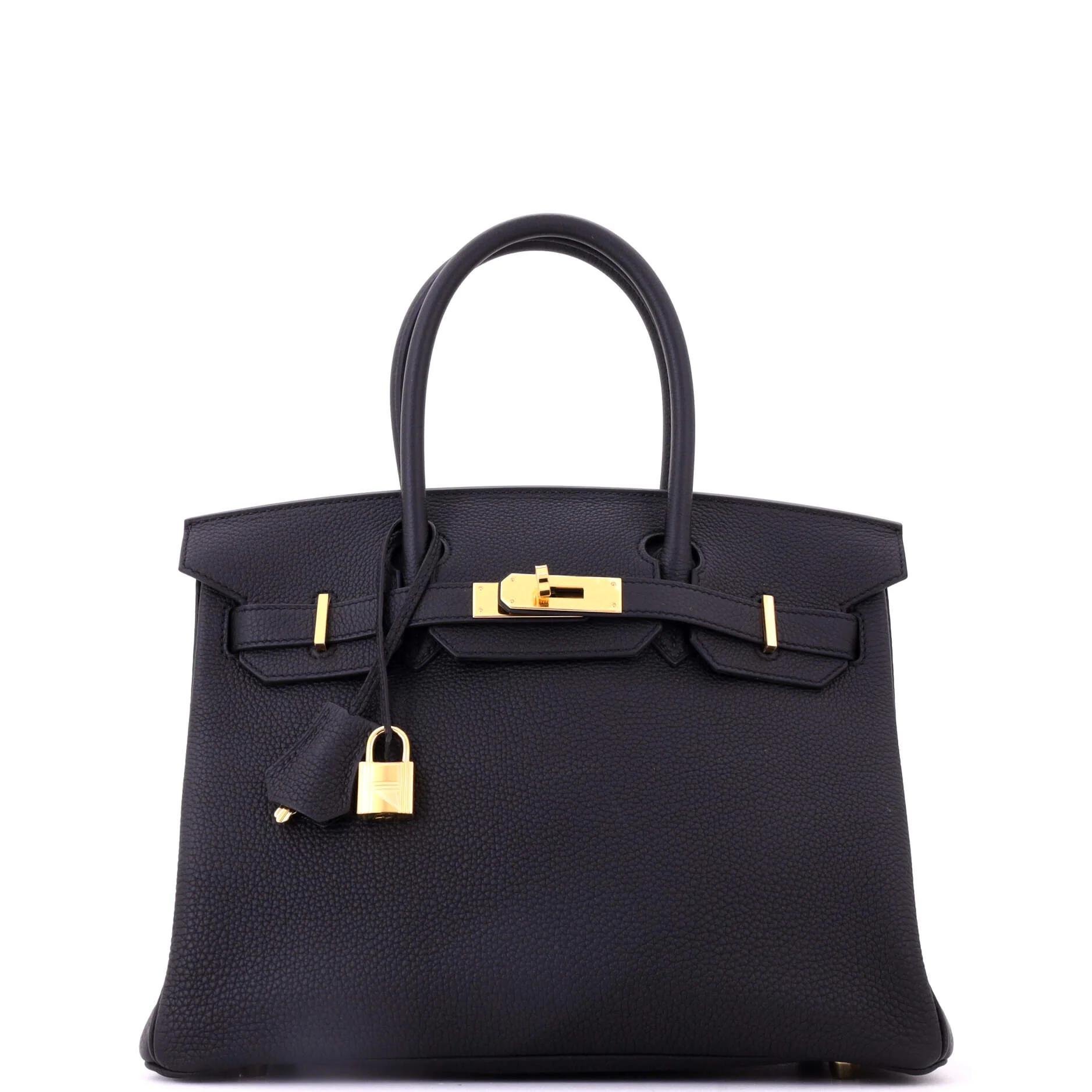 Hermes Birkin 30 Handbag Togo Leather 2024