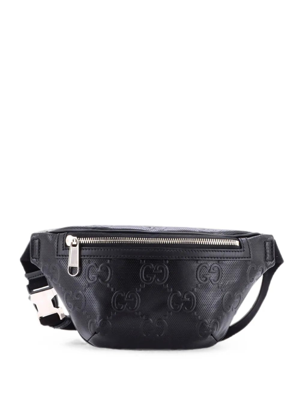 GG Embossed Perforated Leather Small belt bag
