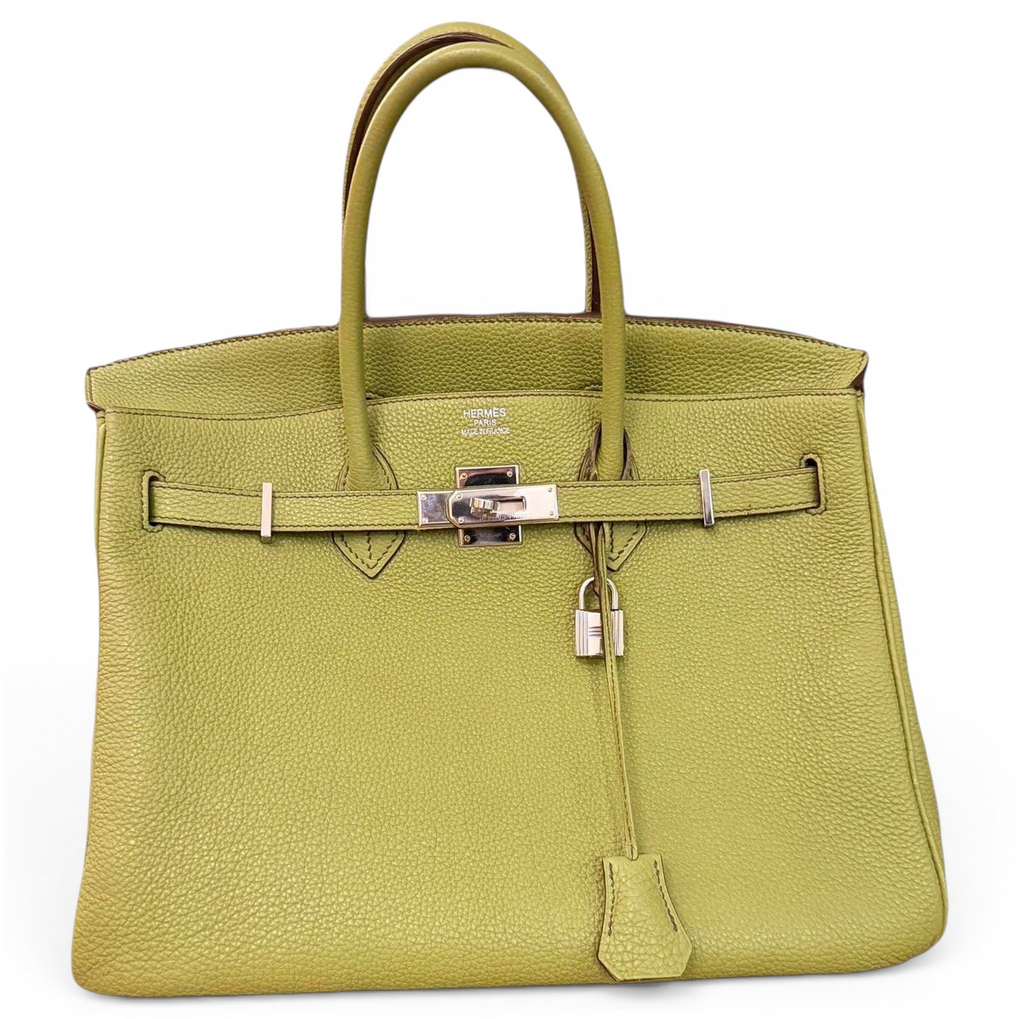 Birkin 35 leather handbag