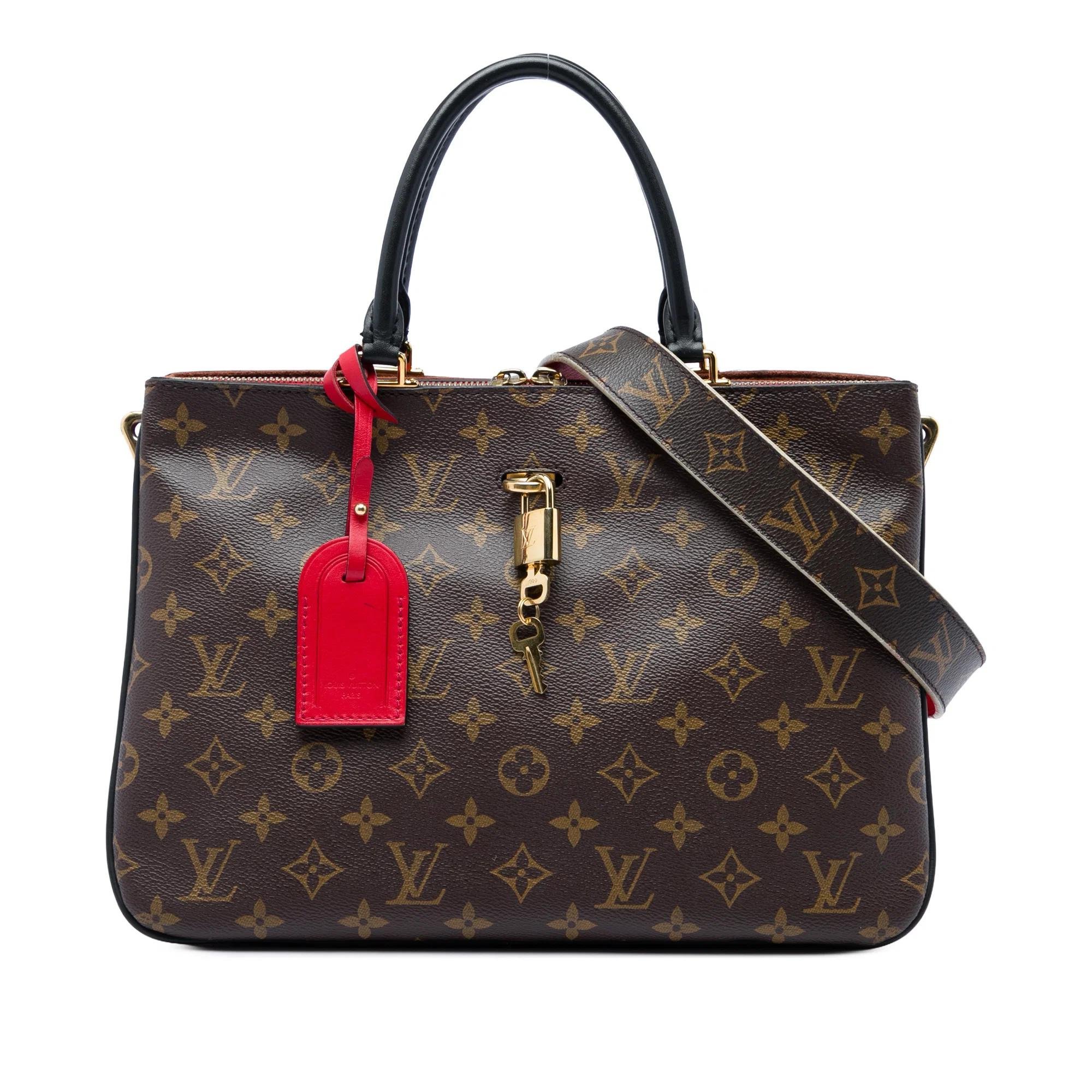 Millefeuille leather satchel