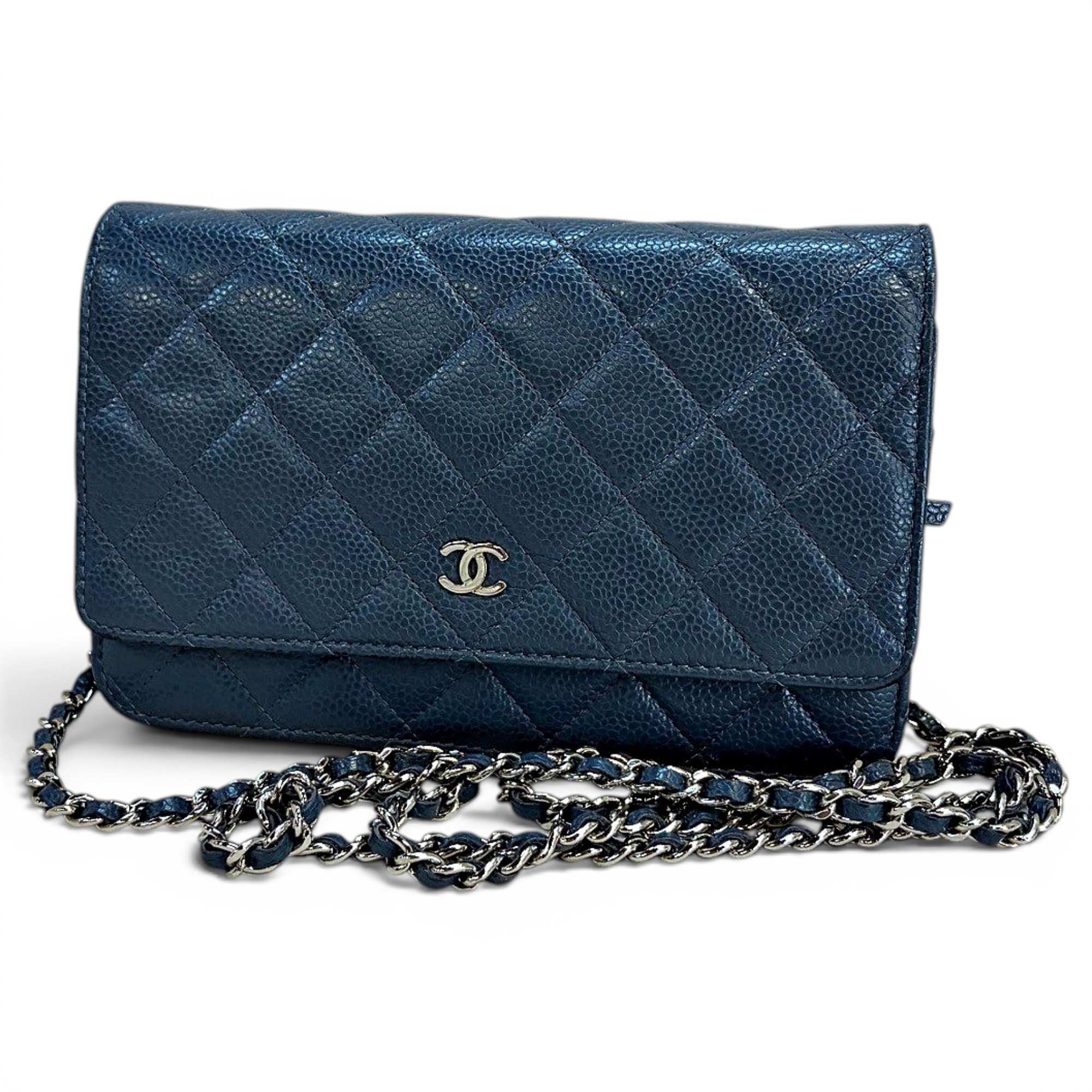 Wallet On Chain Timeless/Classique leather handbag