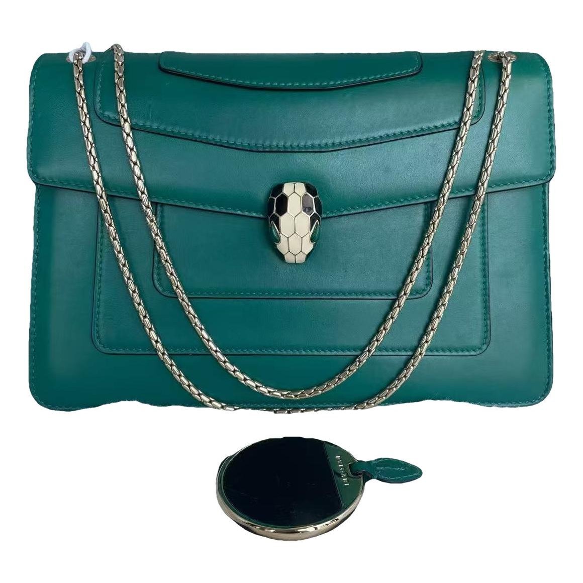 Serpenti leather handbag
