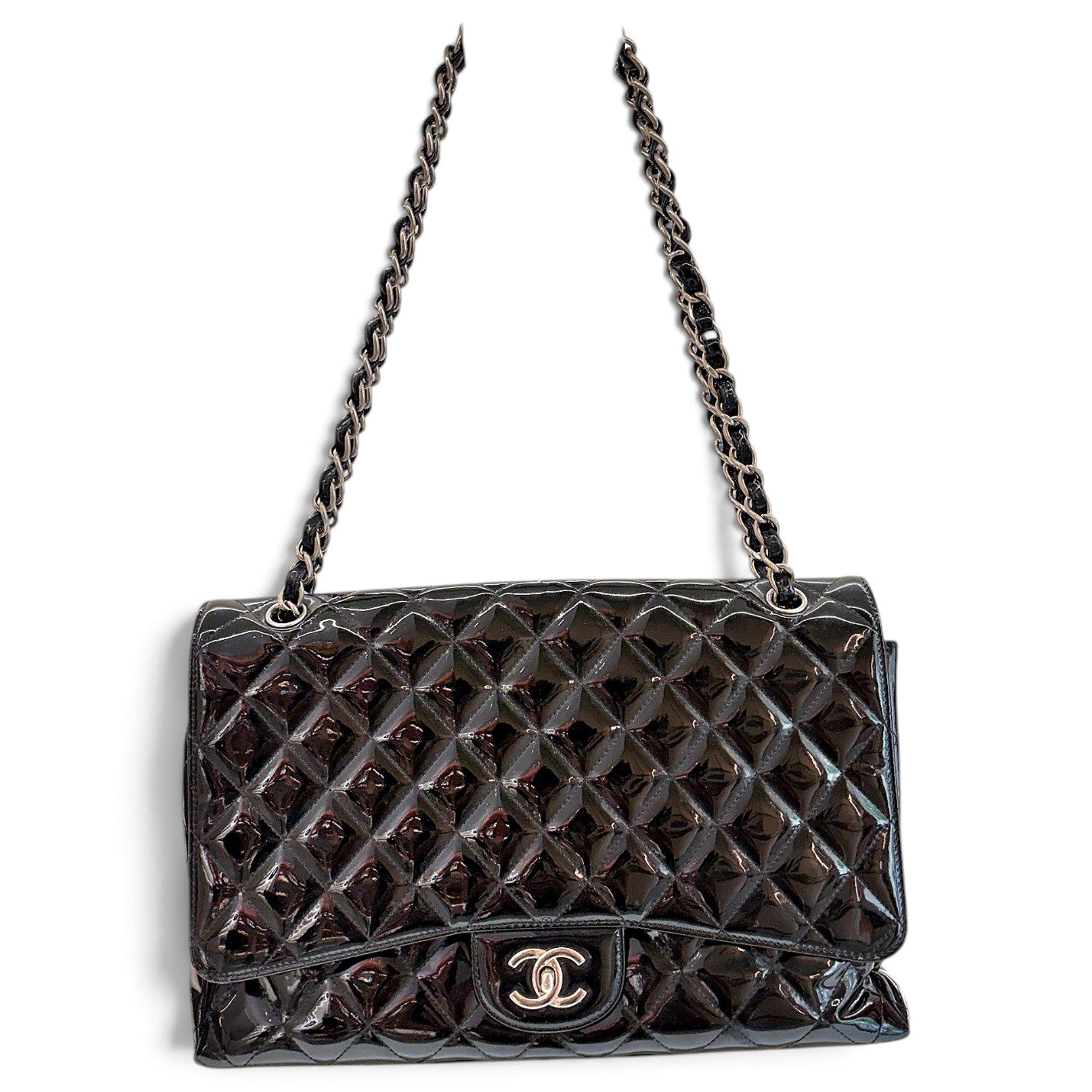 Timeless/Classique patent leather handbag