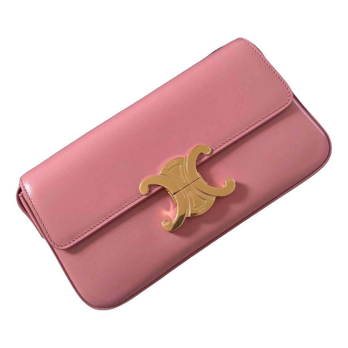 Triomphe Long leather handbag