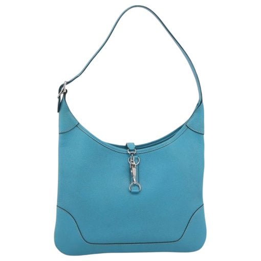 Trim leather handbag