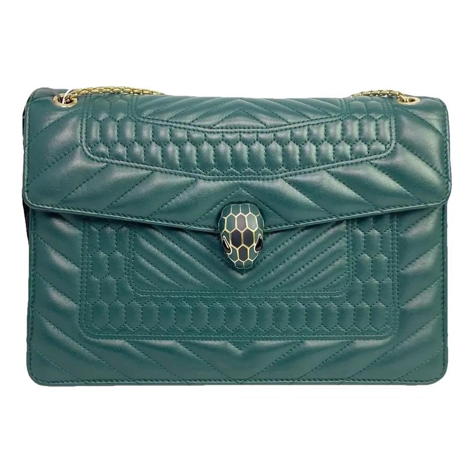 Serpenti leather crossbody bag
