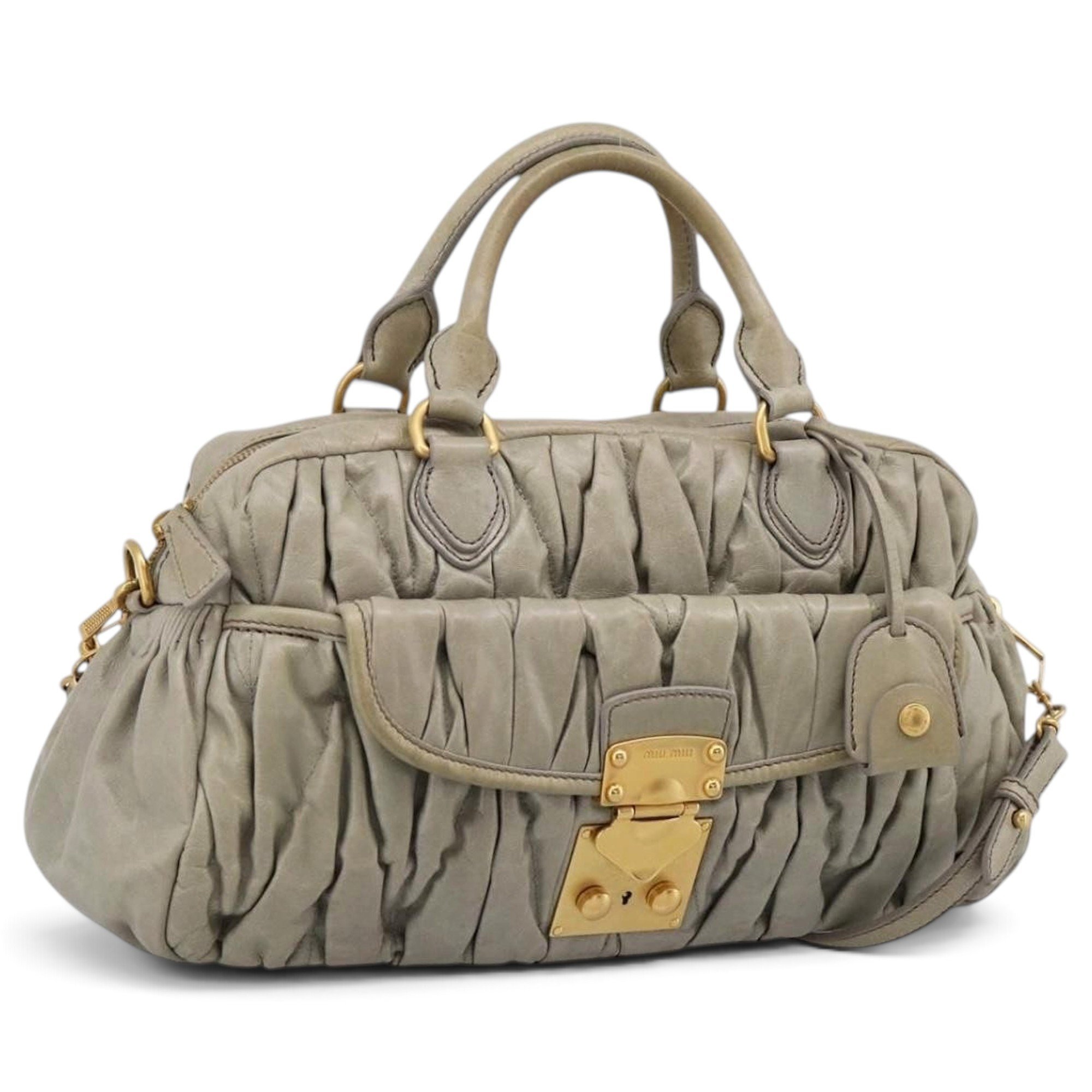 Vitello leather handbag