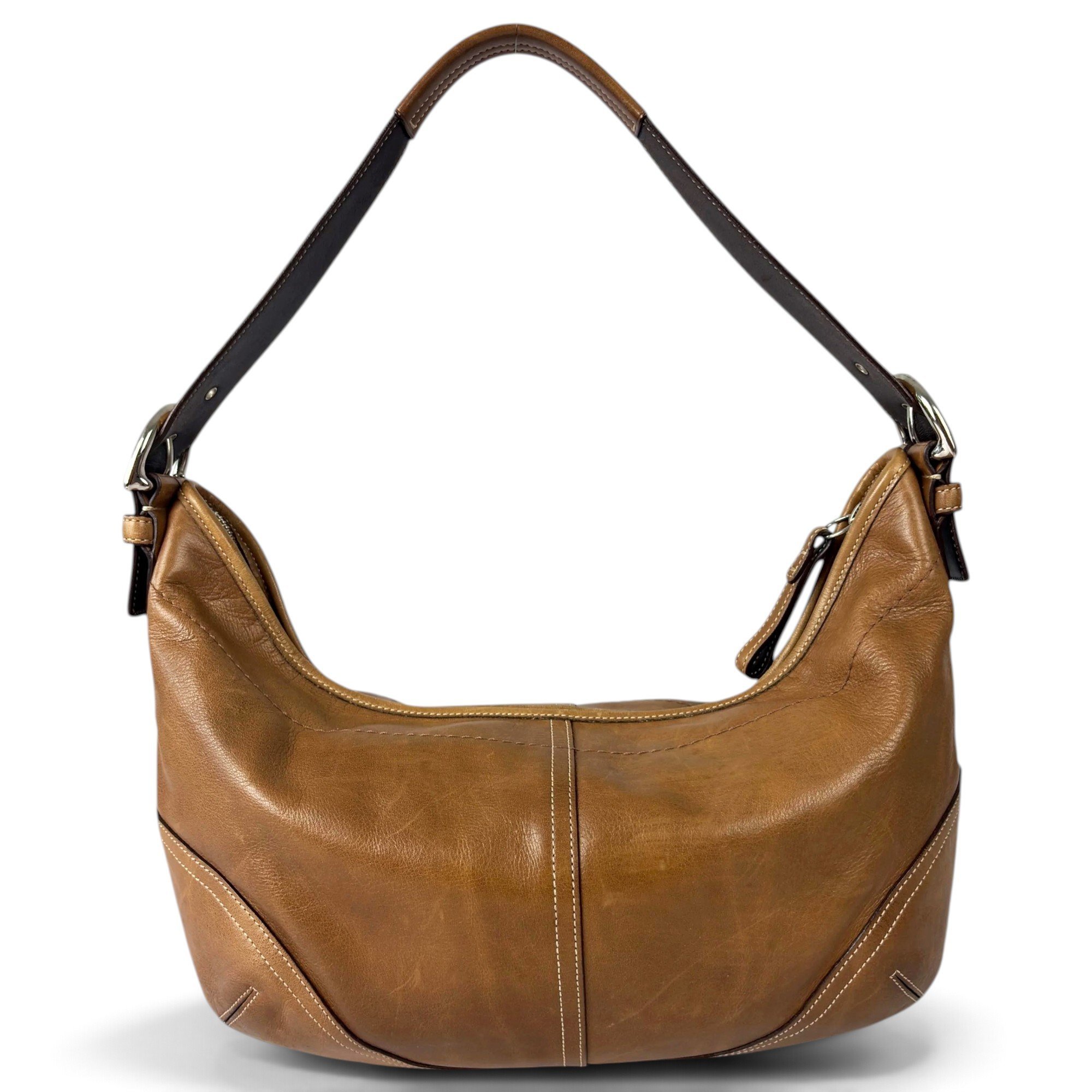 Signature Sufflette leather handbag