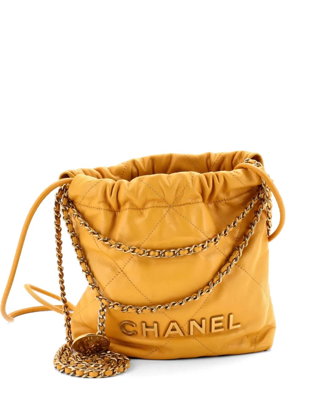 22 Chain Hobo Quilted Calfskin Mini crossbody bag