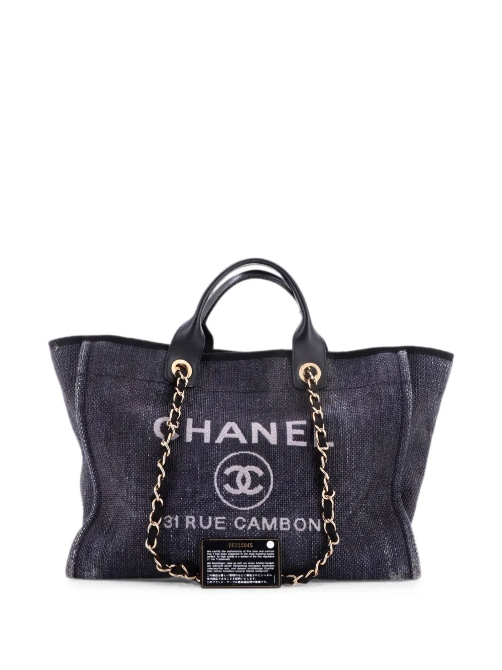 Deauville Mixed Fibers Large tote bag