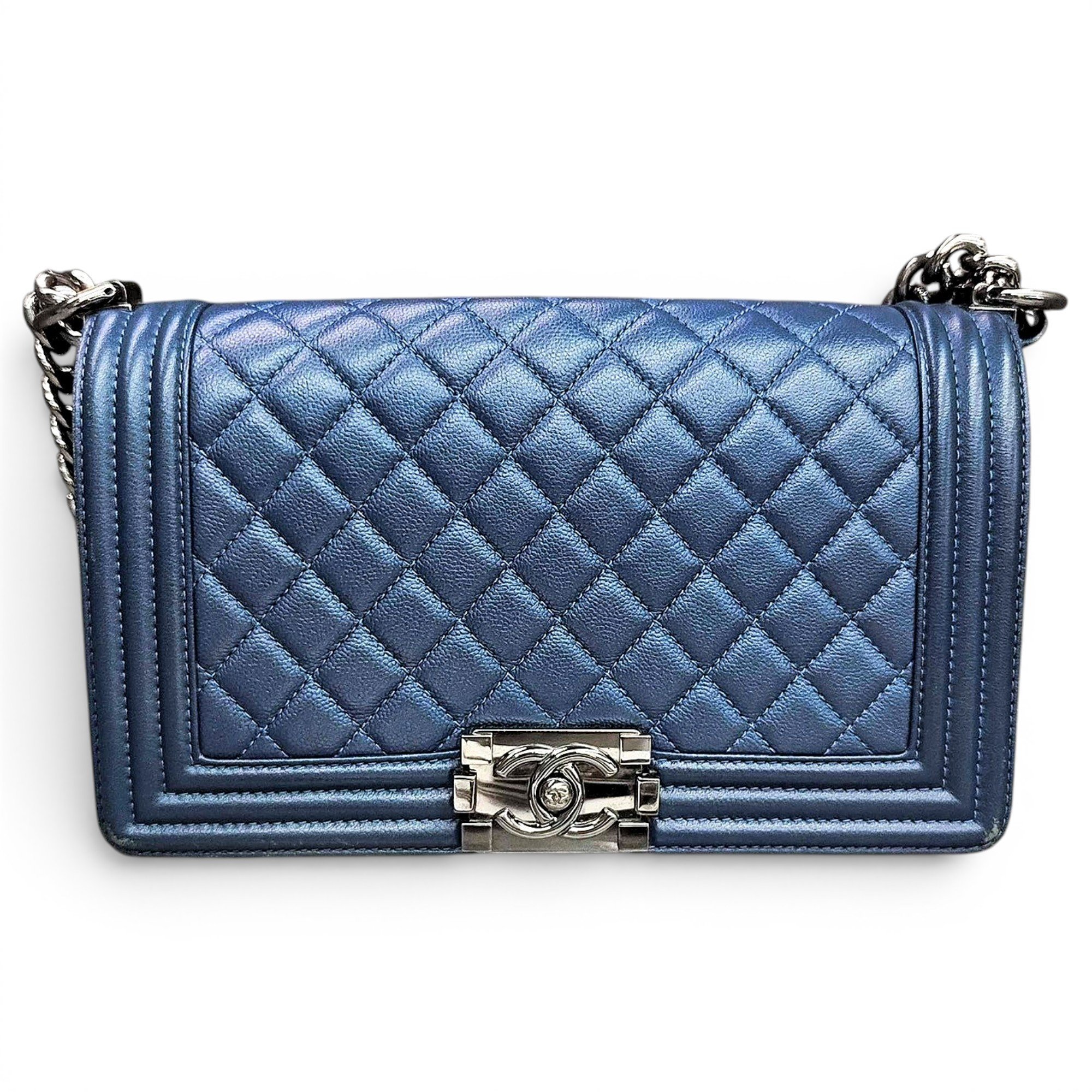 Boy leather crossbody bag