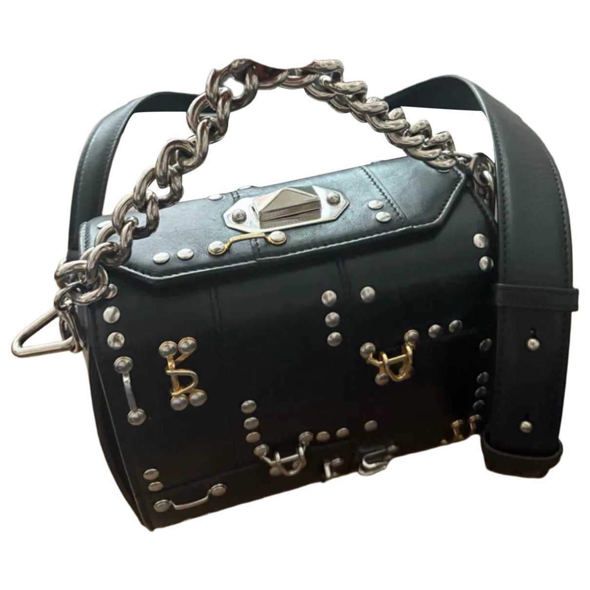 Box 19 leather crossbody bag