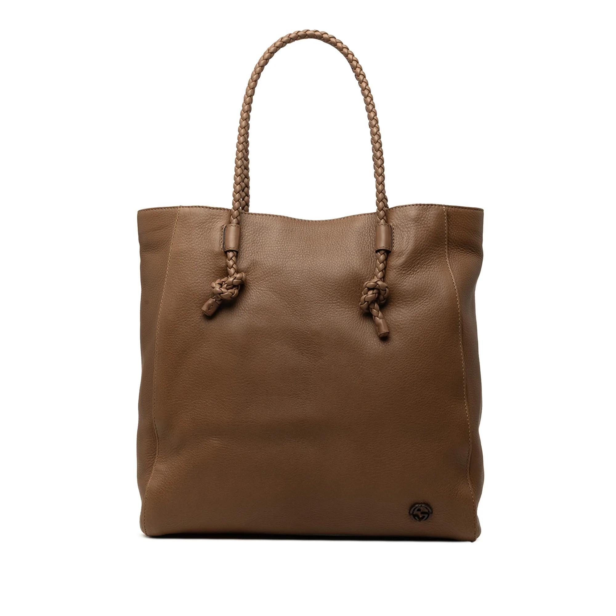 Gucci B leather tote