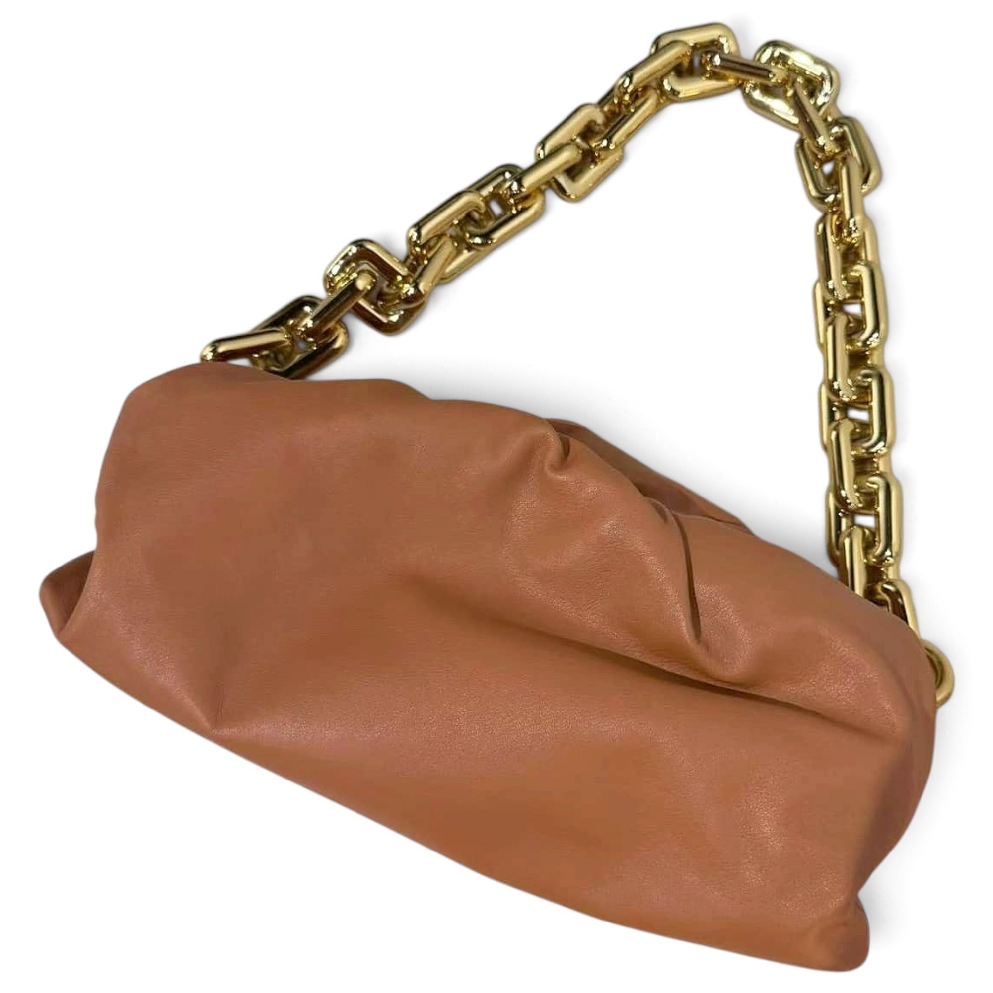 Chain Pouch leather handbag