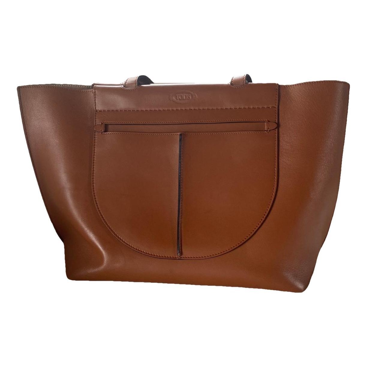 Leather tote