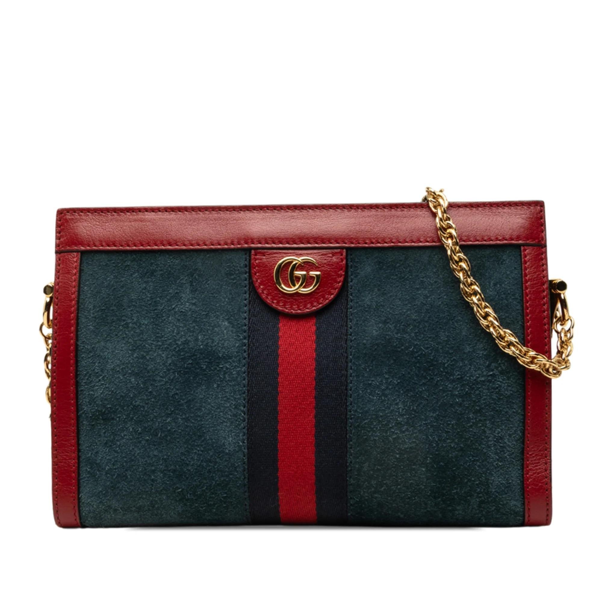 Ophidia leather crossbody bag