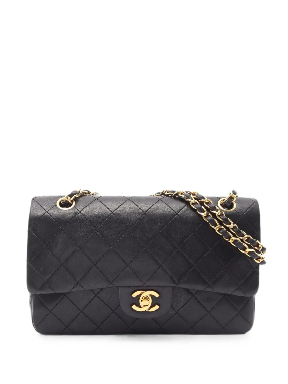 1986-1988 Matelassé double flap shoulder bag