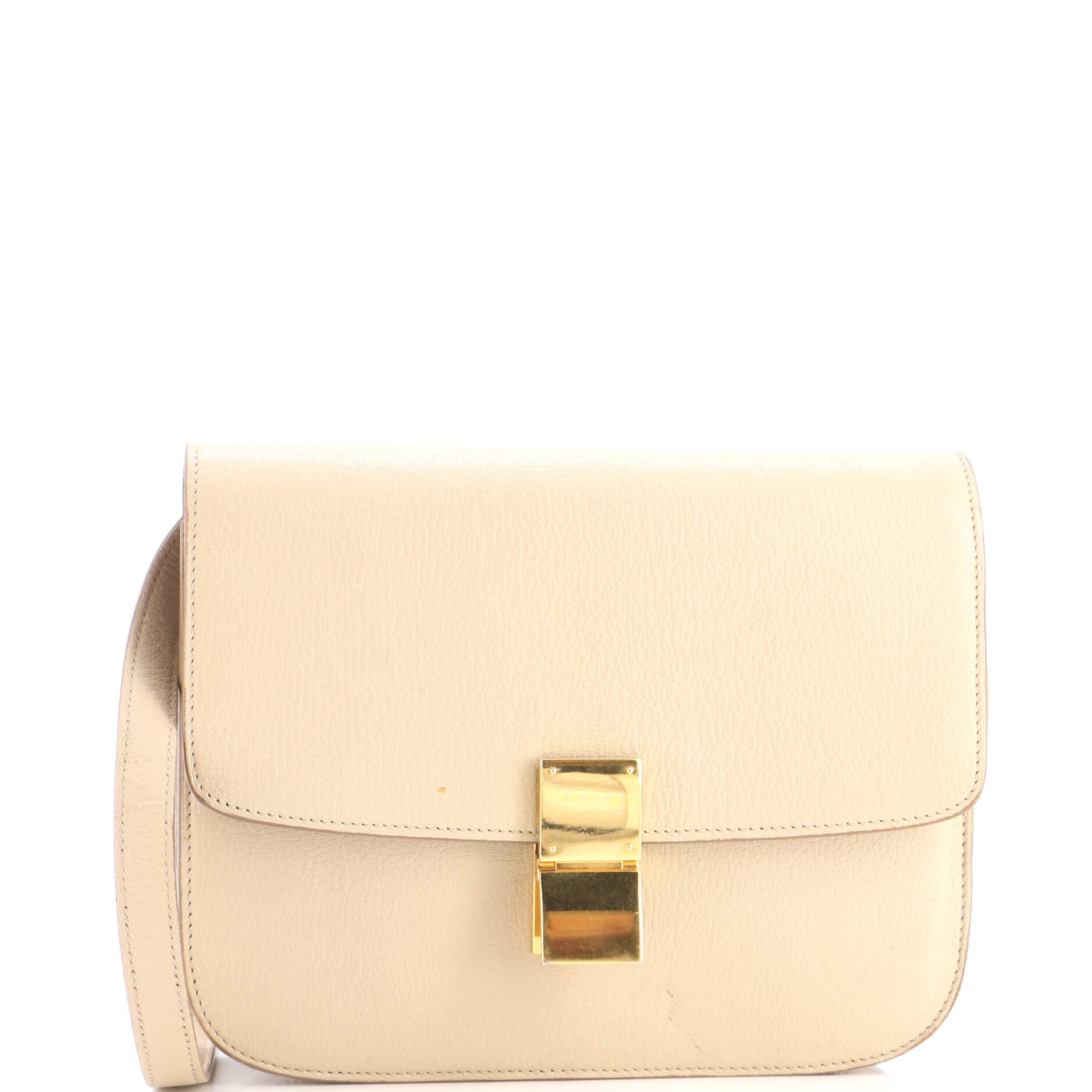Classic Box Bag Grainy Leather Medium