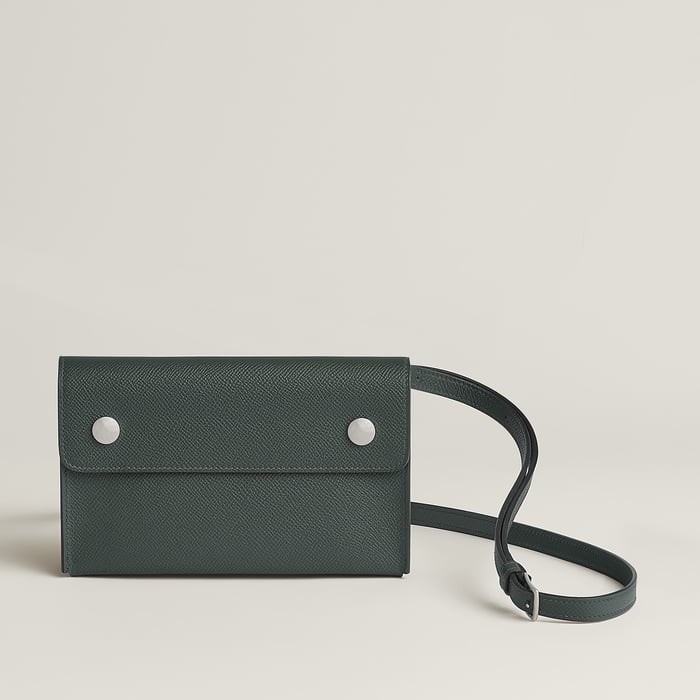 Vert Mangrove Hermèsnap Wallet